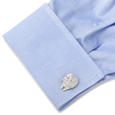 Sterling Silver 3D Millennium Falcon Cufflinks